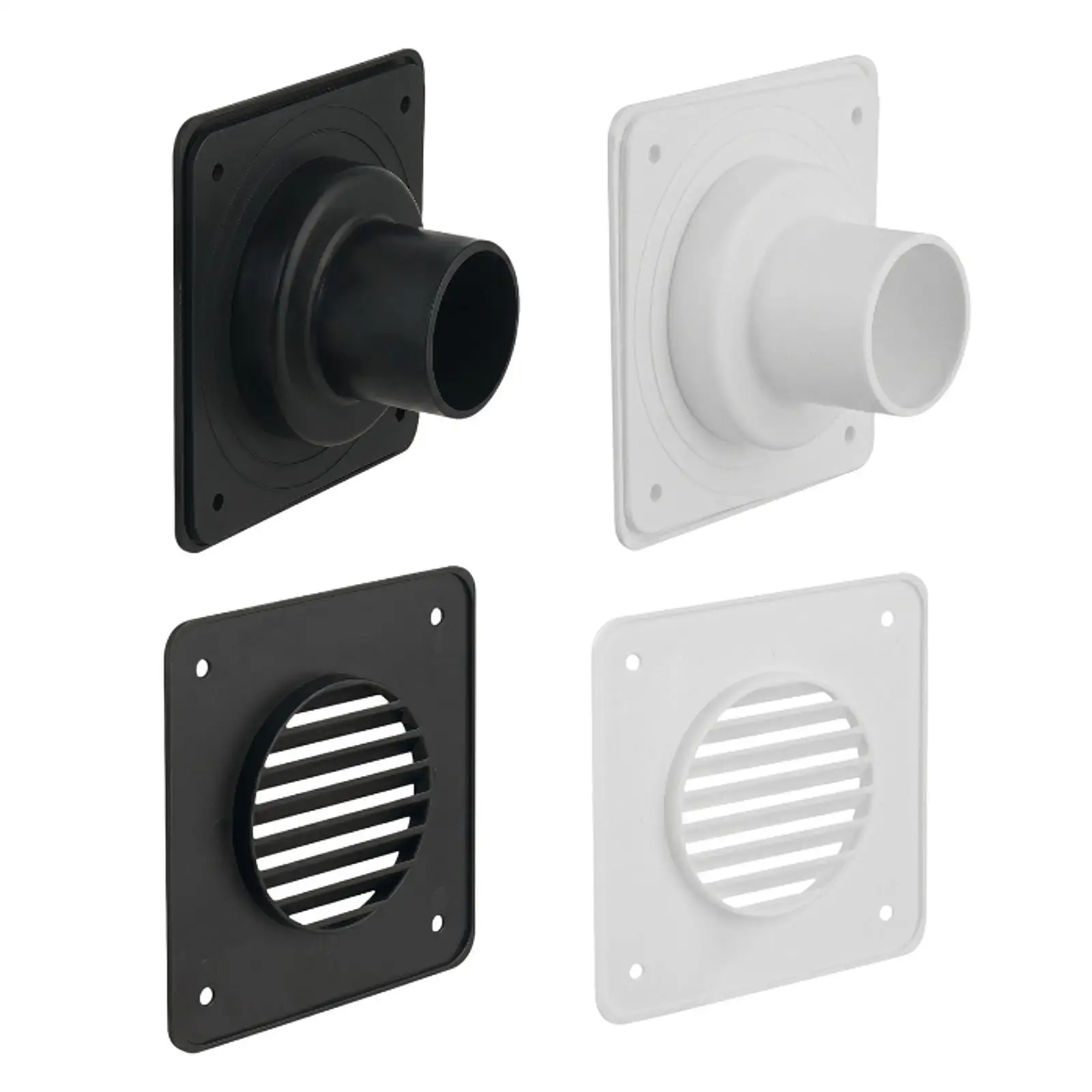 Battery Box Vent System with Louver Cover Efficient Heat Management Panel for RV Camper Accessories Vent Kit