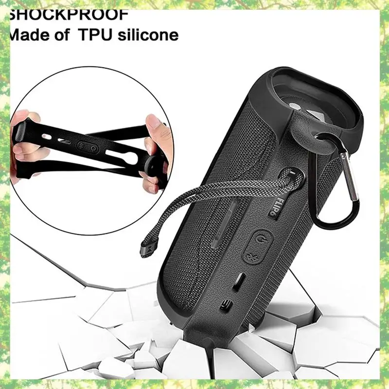 Smart-3X フリップ 6 ケースカバーオーディオ収納袋ショルダーストラップカラビナ付き旅行持ち運び保護収納袋