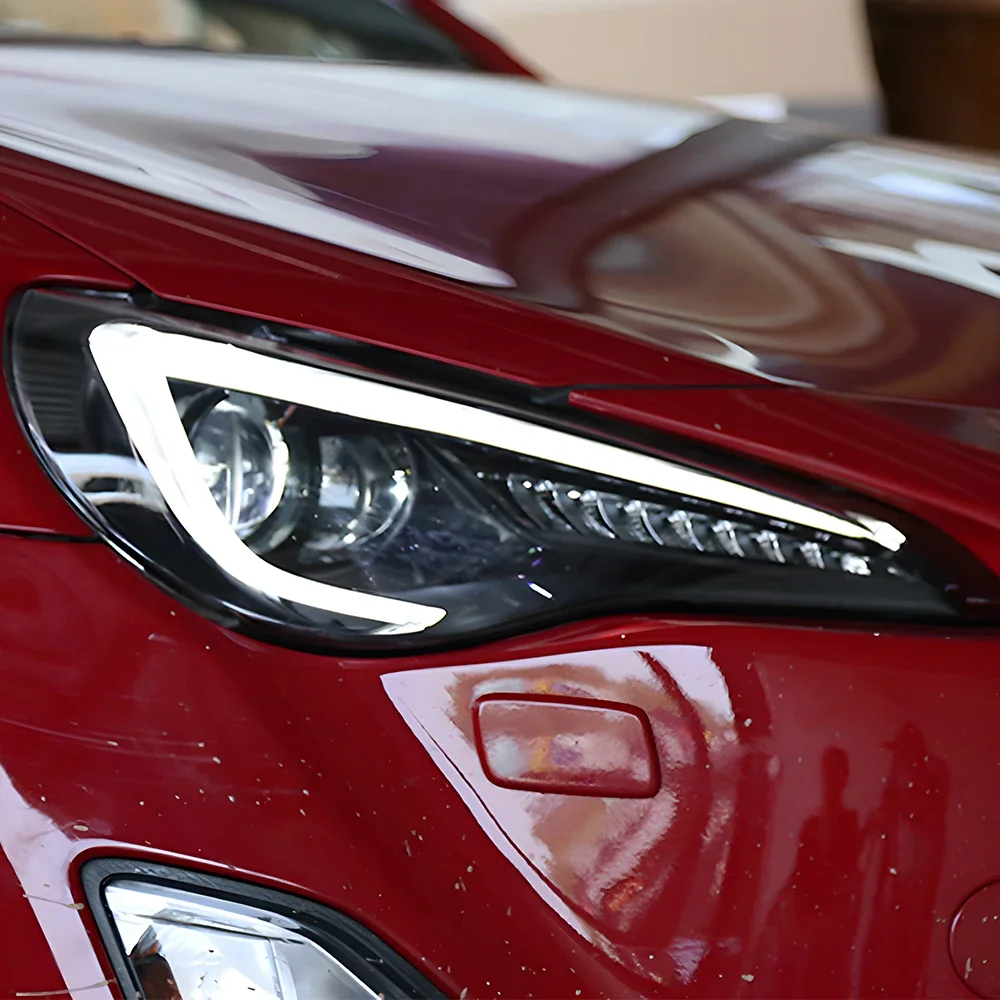 

Автомобильные передние фонари для Toyota GT86 Subaru BRZ 2012-2020, светодиодные автомобильные фары в сборе, обновленная бифокальная линза, аксессуары для поворота, сигналы