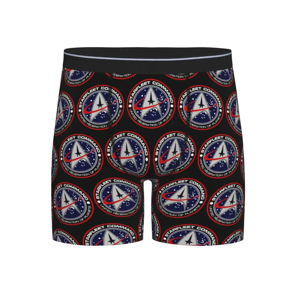 

Длинные трусы-боксеры, шорты Star Treks, научная фантастика, трусики из сериала, мужское мягкое нижнее белье для мужчин, подарок бойфренду