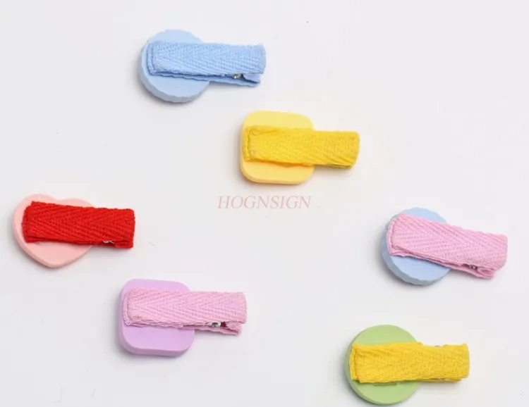 Children's summer fruit, vegetable, animal friendly hair clip, all inclusive cloth hair clip, cute cartoon duckbill clip