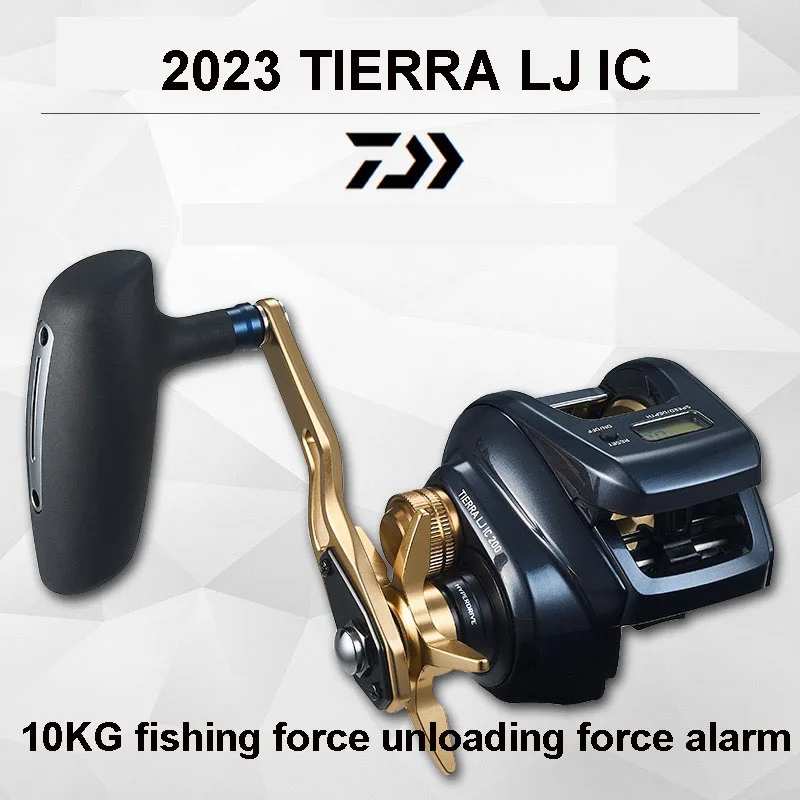 

DAIWA New 2023 Fish Line Wheel TIERRA Series LJ IC200H/HL Right Hand Speed Ratio 7.3 Iron Pull Slow Rolling Digital Display Wh