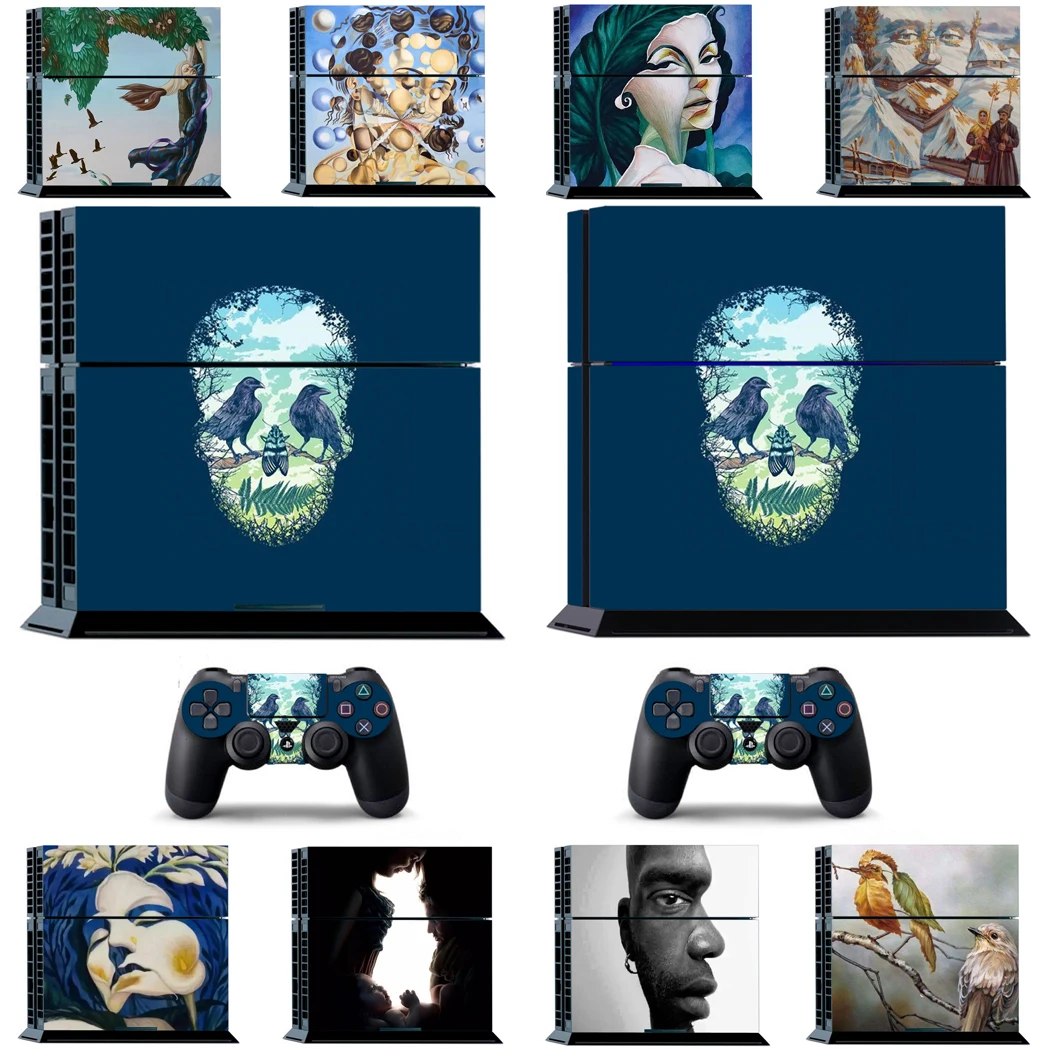 Visual Sense 1876 Vinyl Skin Sticker for Sony PS4 PlayStation 4 and 2 controller Skins Stickers