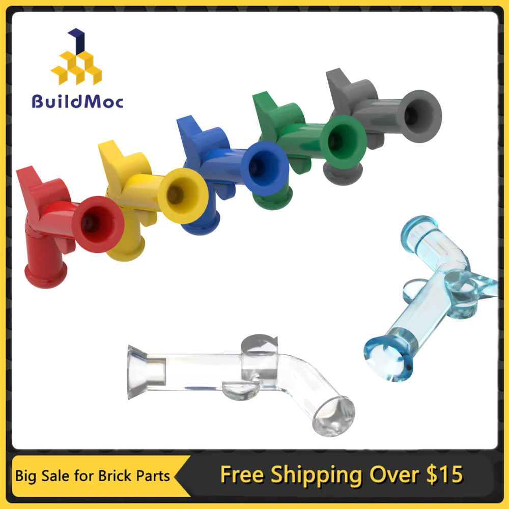 10Pcs MOC Parts 2562 77024 Gun Pistol Flintlock Compatible Bricks DIY Assmble Building Blocks Particle Kid Puzzle Brain Toy Gift