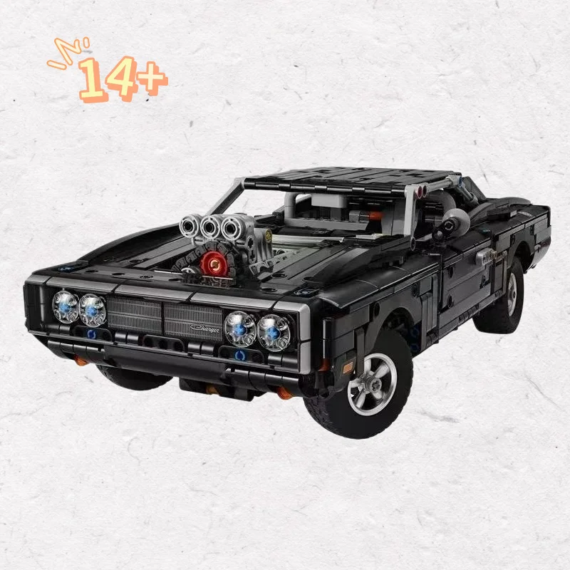 Famous Fast Race Car Technical Brick Kit 2026 New Arrival 1516PCS Mechanical Racing Vehicle Collectible Decor Toys Presents