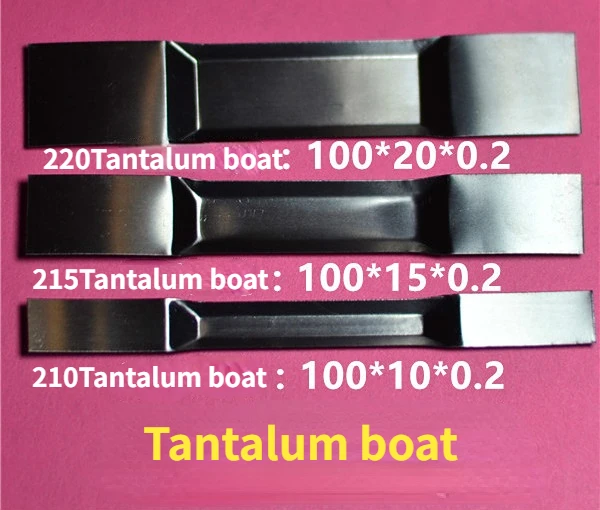 Tantalum Evaporation Boat Tantalum Boat Heater Thermal Evaporation Titanium Zinc Tantalum Sheet Tantalum Crucible