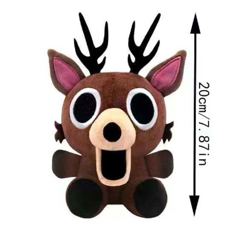 99 ليال في الغابة أفخم شبل الغزلان أفخم مضحك لعبة هدية الكريسماس أنيمي الأجهزة الطرفية دمية ناعمة جديد لطيف طفل الغزلان دمية