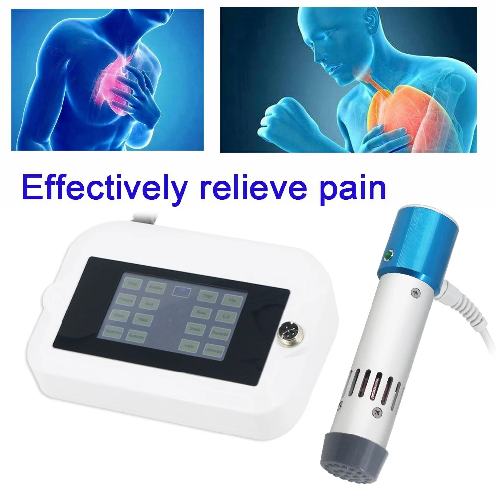 Shockwave Therapy Machine With 7 Heads Muscle Relaxation Deep Massage Spinal Pain Relief 300MJ Physiotherapy Shock Wave Massager