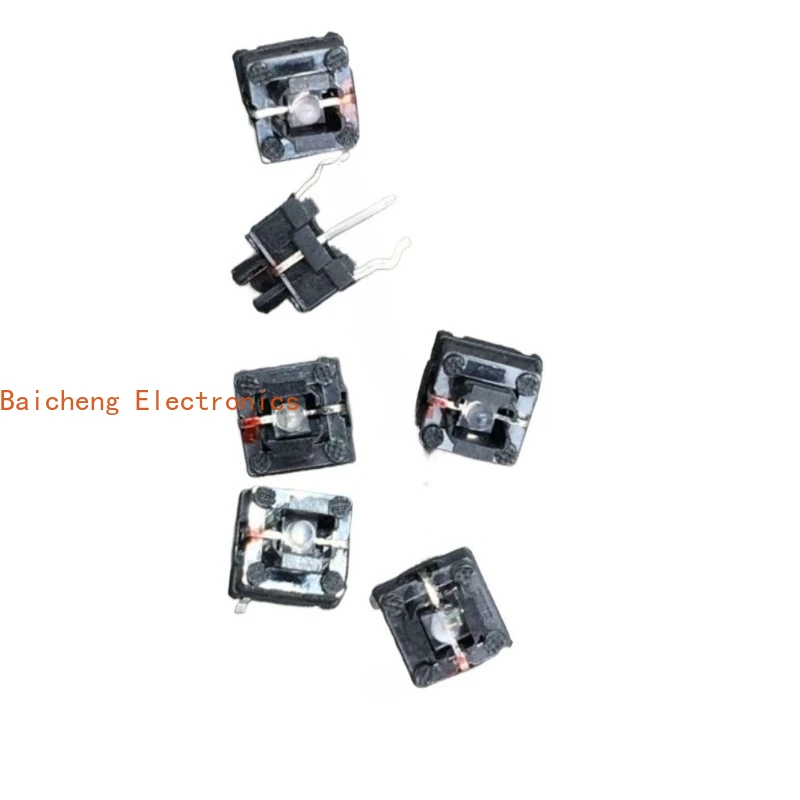 20PCS With green light touch 6.5 * 6.5 * 7 with green light-emitting LED light button switch 6-pin