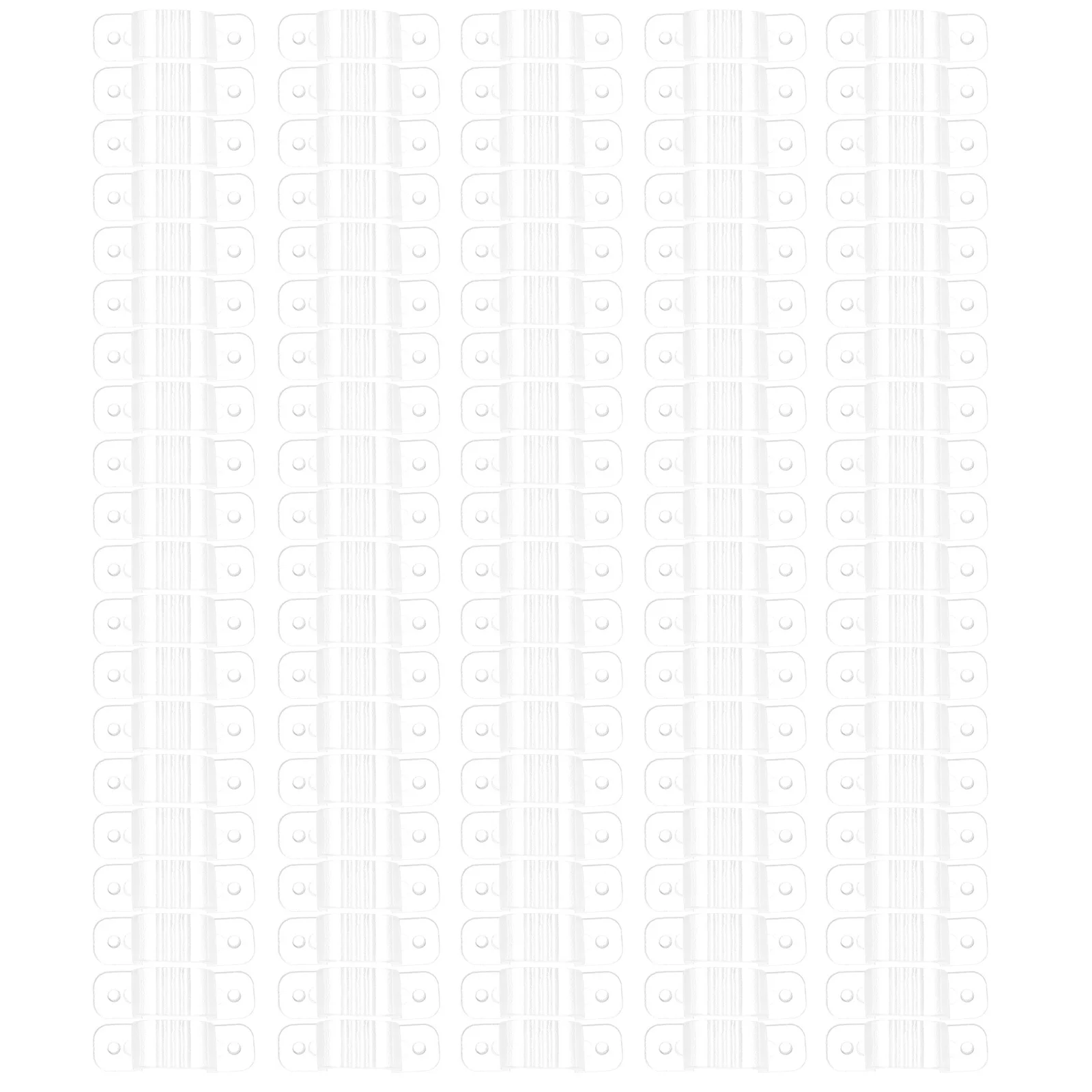 100 قطعة من مشابك أضواء شريط LED مشابك تثبيت PVC سهلة التثبيت والتثبيت لمشابك أضواء شريط الحماية لفترة طويلة