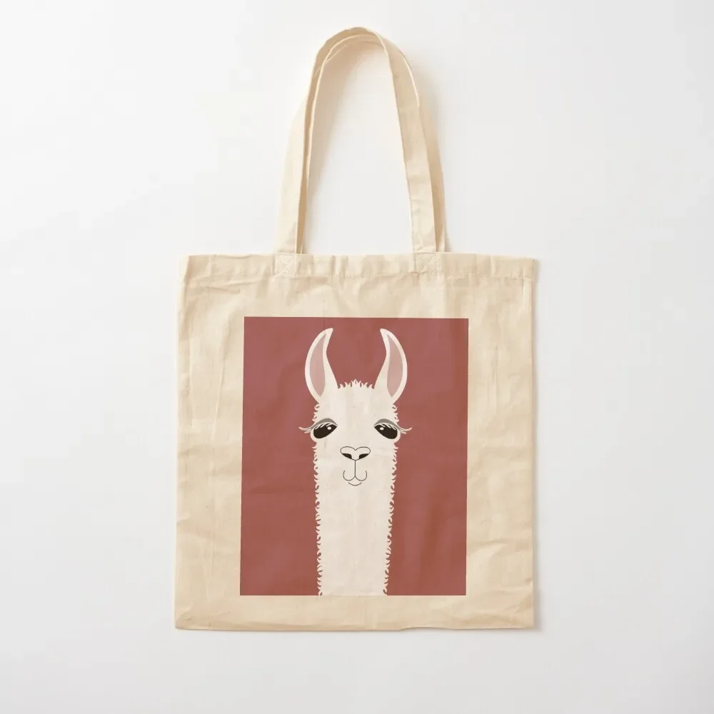 

MARSALA LLAMA PORTRAIT Tote Bag Women's bag Handbags Tote Bag