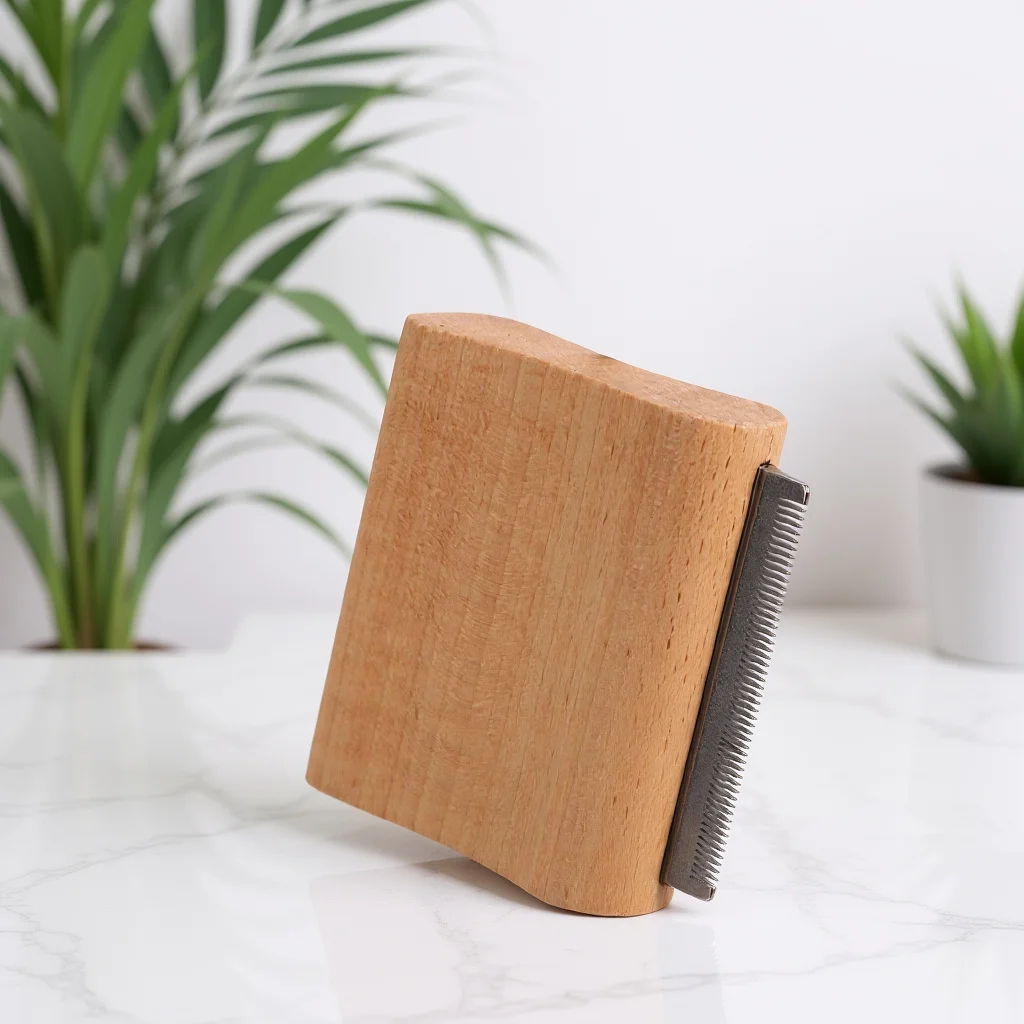 مشط إزالة شعر الحيوانات الأليفة من الفولاذ المقاوم للصدأ، فرشاة تهذيب الحصان، أداة إزالة شعر الحصان الماشية، بقرة متينة