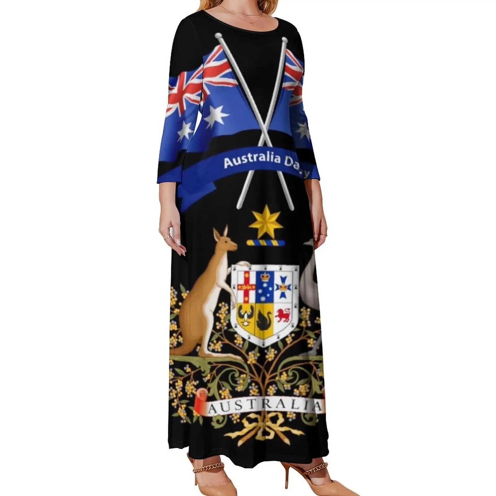 

Australia Day - 26th January 2021 Long Sleeved Dress prom dress birthday dress for women luxury 2024