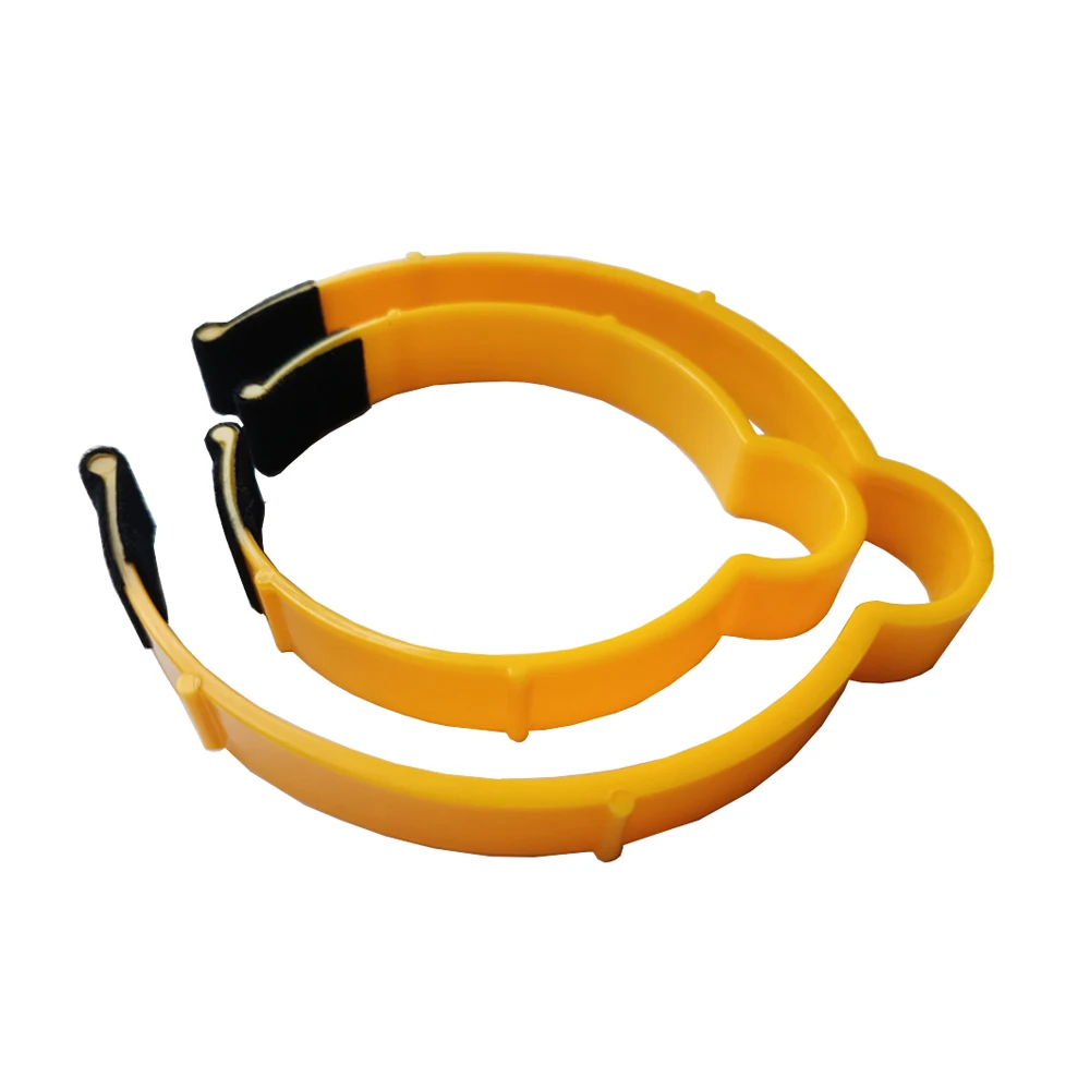 5Pcs 8/11cm Carbon Fiber Vinyl Film Clip Loop Window Tint Decal WallPaper Collecting Ring Car Wrapping Roll Binding Hoop Tool