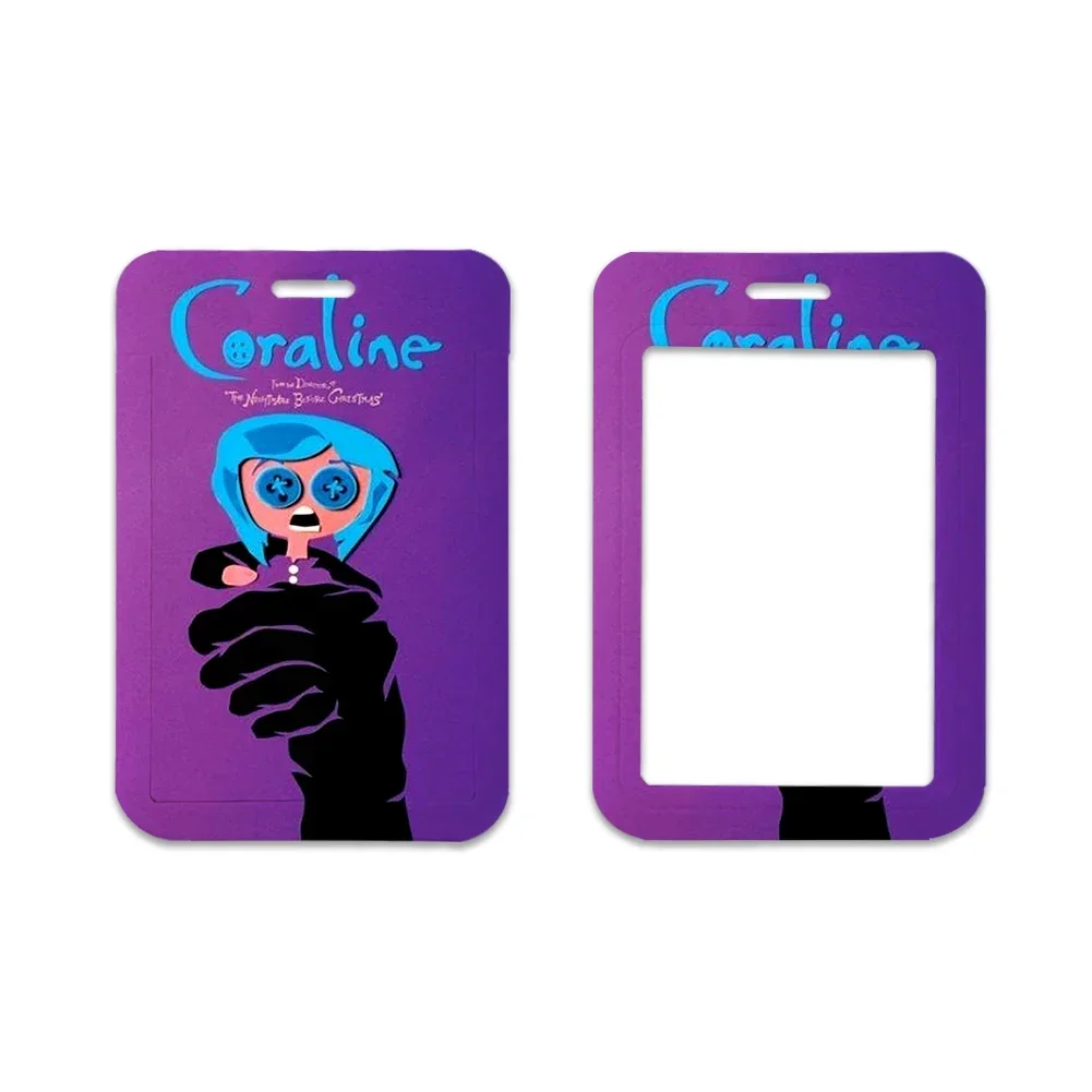 

Лидер продаж, ремешок Coraline Disney, деловой держатель для кредитных карт, шейный ремешок, брелок, веревка, держатель для бейджа