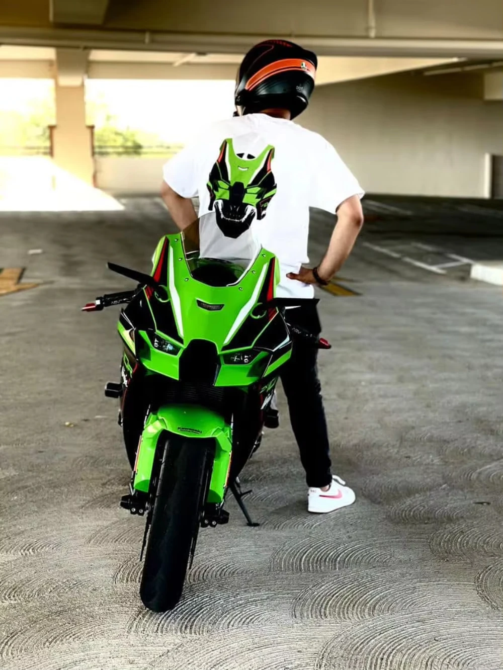 

Kawasaki ZX10R футболка с черепом, новейшая летняя классическая футболка для езды на велосипеде на открытом воздухе, свободная футболка для взрослых, внедорожный мотоциклетный трикотаж, новинка 2023 года
