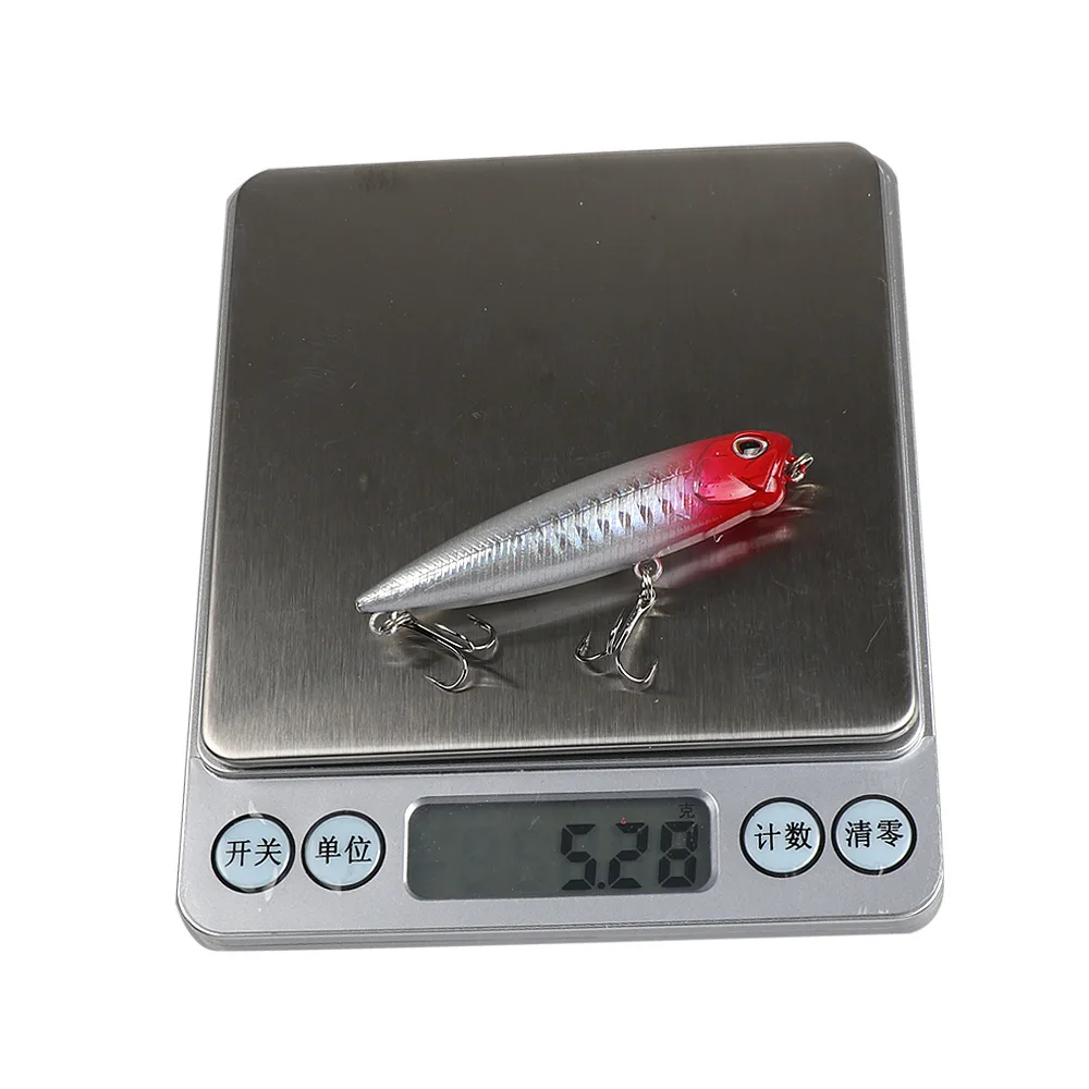BILLINGS 1pcs Long-Cast 6.5cm/5.3g Pencil-Style Floating Surface Lure for Saltwater & Freshwater Fishing view 3
