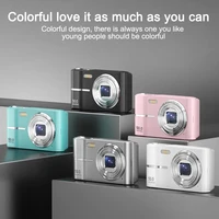 Cámara digital HD 4K/1080P Cámaras recargables de 2,4 pulgadas con zoom de 8x Cámara compacta Cámaras de 50 MP Batería de flash incorporada