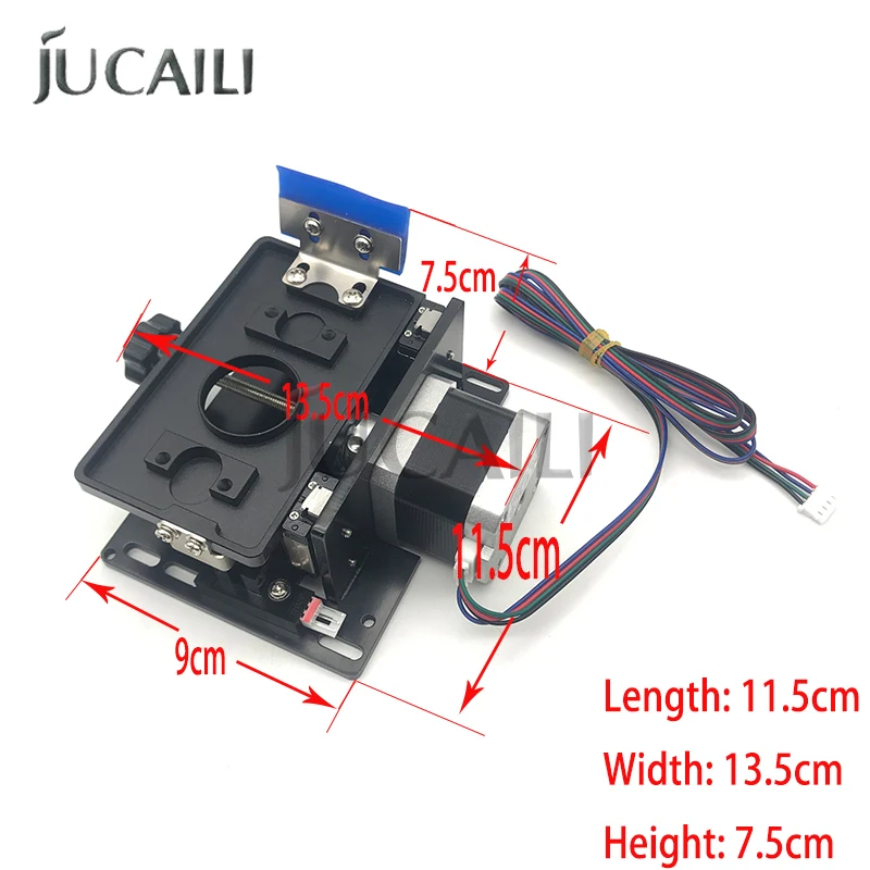 Jucaili Printer Aluminum Alloy Lifting Cap Station Single Head for Xp600 DX11 Head Cleaning Station Head Assembly