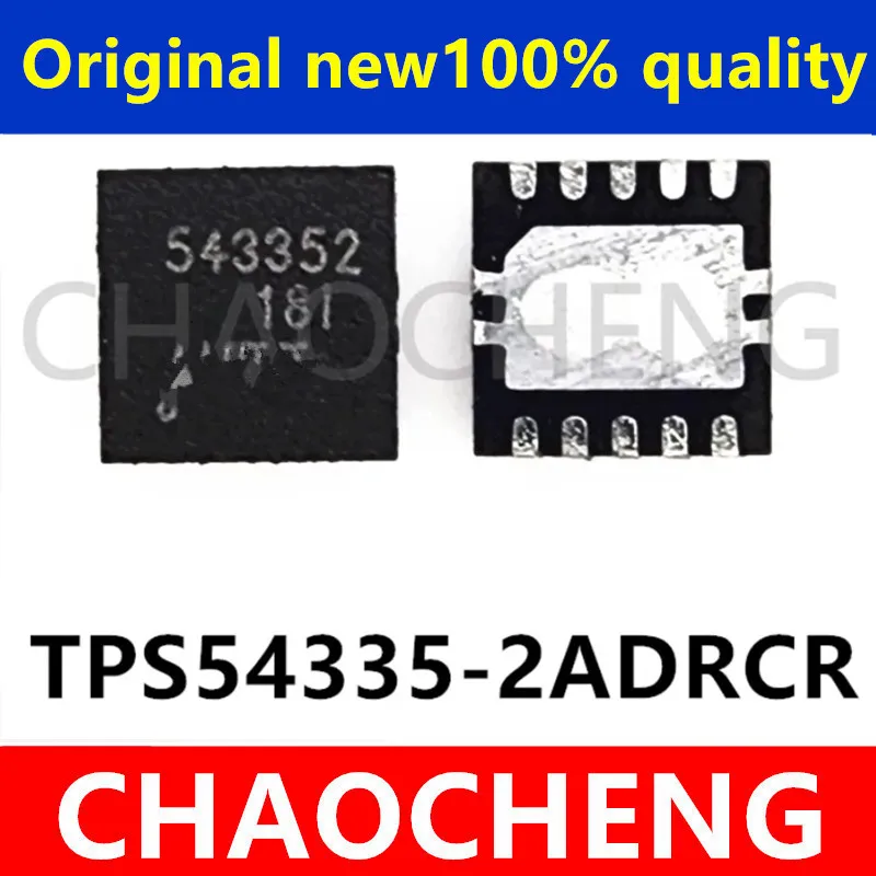(1-2pcs)100% New original TPS54335-2ADRCR TPS543352  543352 QFN10 Chipset