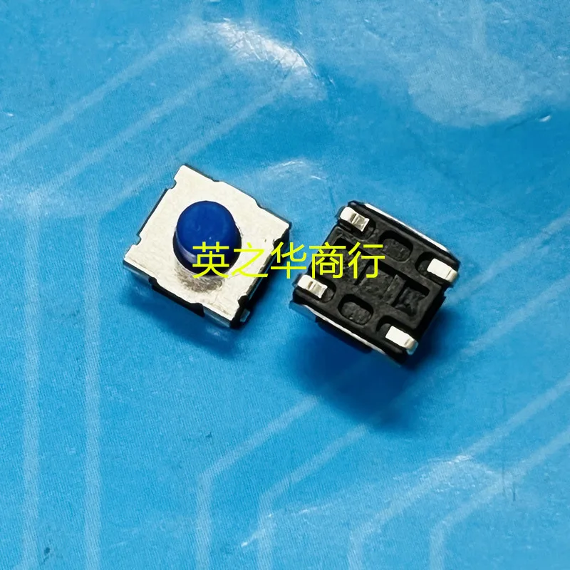 30pcs orginal new silicone switch 6.2x6.2x5 patch 4 feet tact switch button 6x6x5 button micro-motion patch