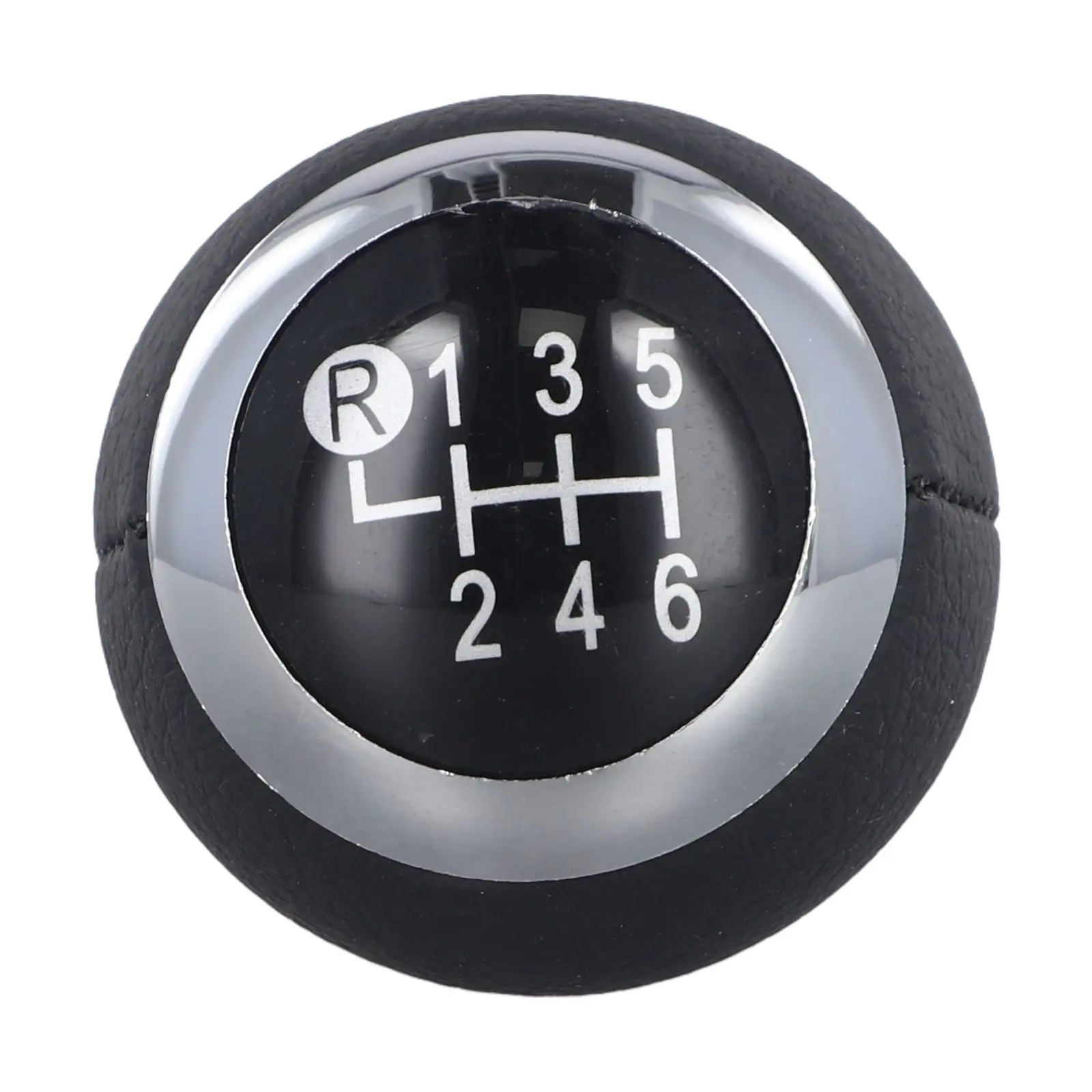

6-Speed Shift Knob Car Gear Lever Knob Gear Lever Replacement Direct Replacement Enhanced Look Glossy Black Finish