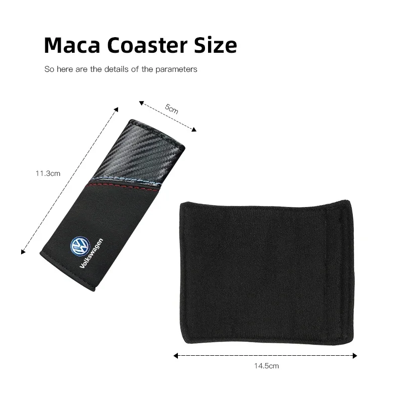 2Pcs Car Interior Door Handle Cover Handgrip Protect Casing For VW GTI Polo Golf Passat Tiguan Arteon Touareg Taigo Caddy Jetta view 6