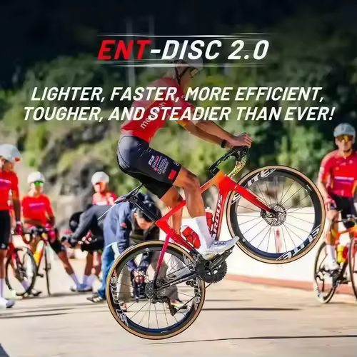ELITEWHEELS Carbon Wheels ENT 2.0 Disc Brake 700c Carbon Rim Center Lock Road Bike Wheelset UCI Quality Road Racing Wheelset - Image 6