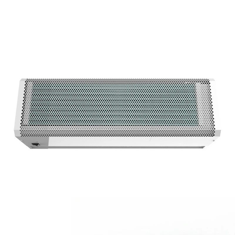 Heating and cooling air curtain commercial store door electric heater