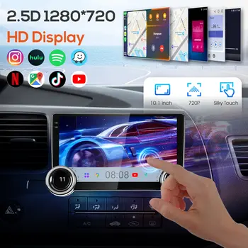 10,1palcový univerzální autorádio s bezdrátovým 2Din přehrávačem, kamerou, Carplay, Android Auto, dotykovou obrazovkou, BT 4.1, Mirror Link, WiFi 10 nejlepší prodej univerzální obrazovka pro Android - №10