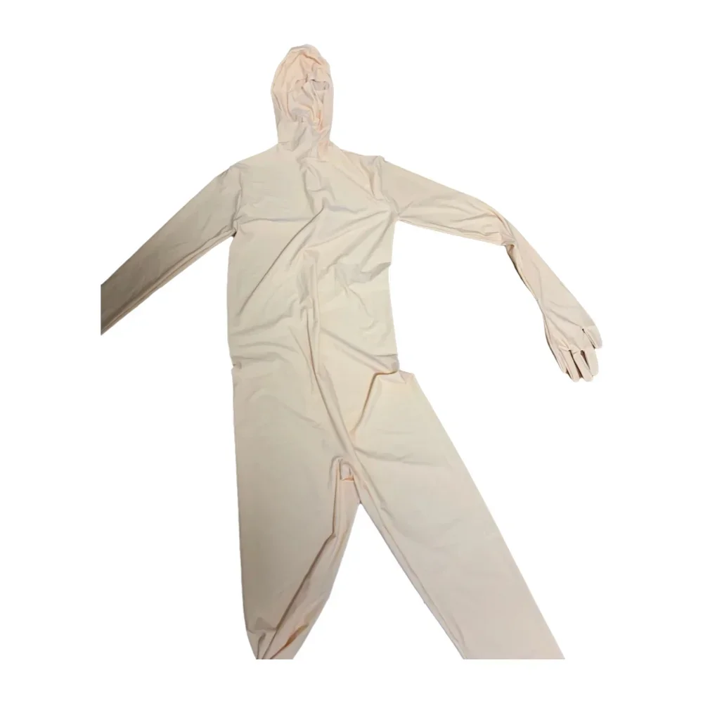 

Лидер продаж, легкие телесные боди высокого качества из спандекса зентай, костюмы на Хэллоуин с пальцами, комбинезон зентай