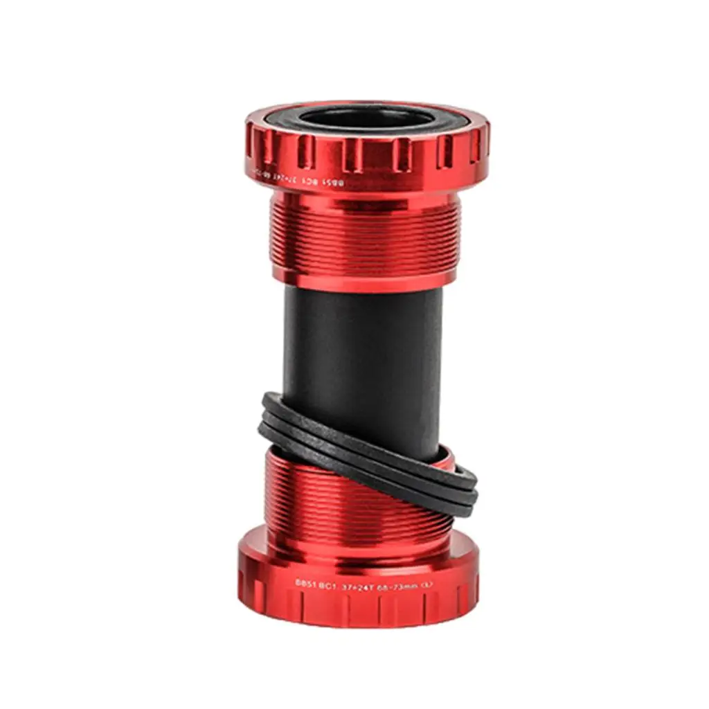 

Bicycle Screw In Bottom Bracket 68mm 73mm BC37x24T Aluminum Alloy Shell 68mm 73mm BC1.37x24T Bottom Bracket Replacement