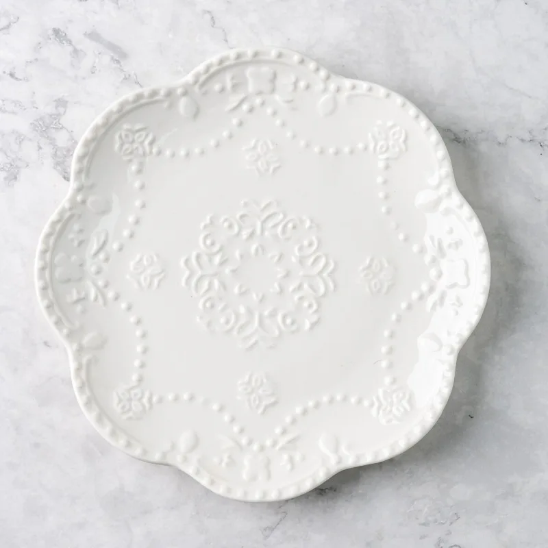 

LH relief ceramics Western food dishes Household ceramics Microwave oven tableware