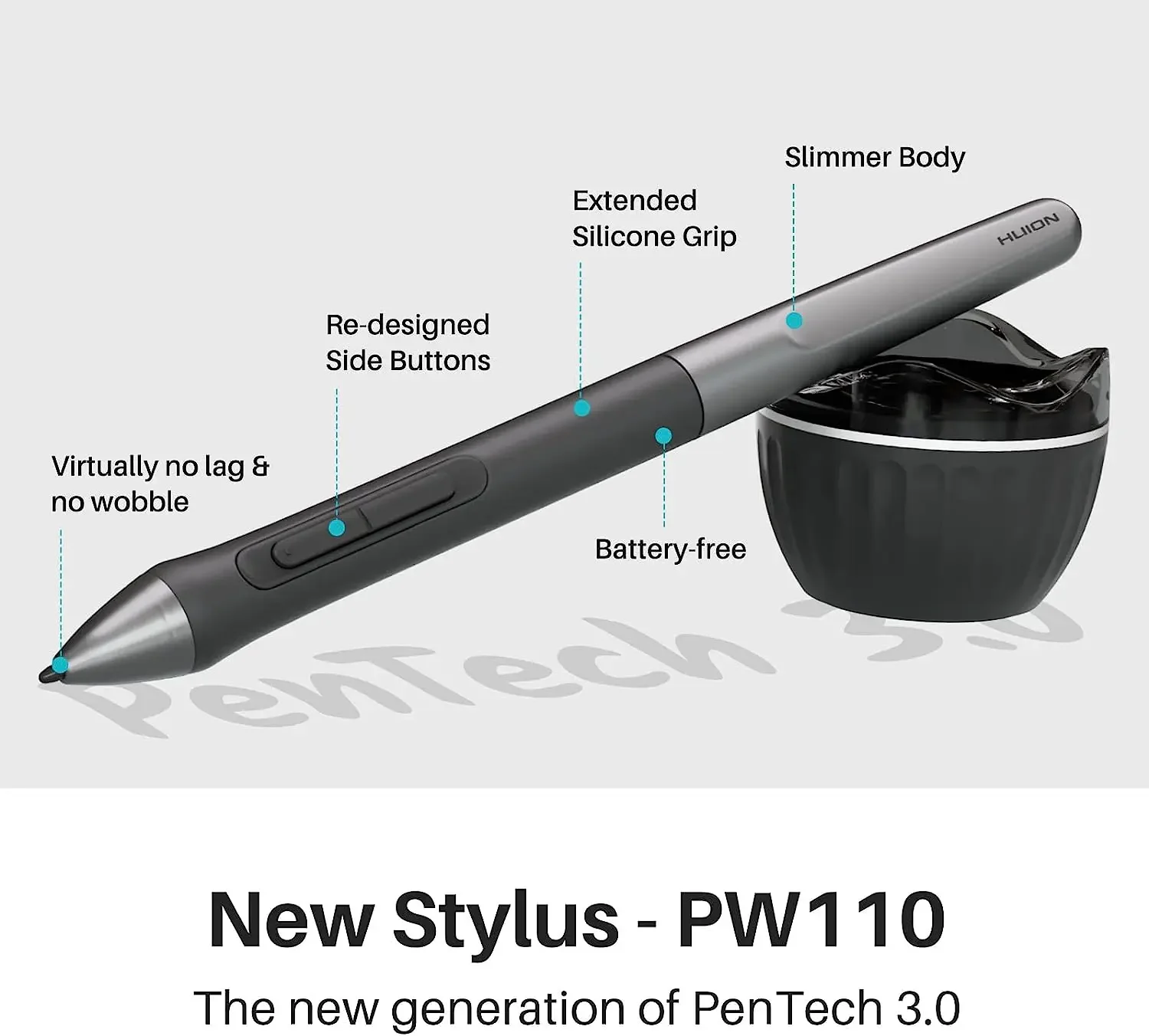 Inspiroy 2 H951P battery-free stylus for digital art designing skeching drawing graphic tablet