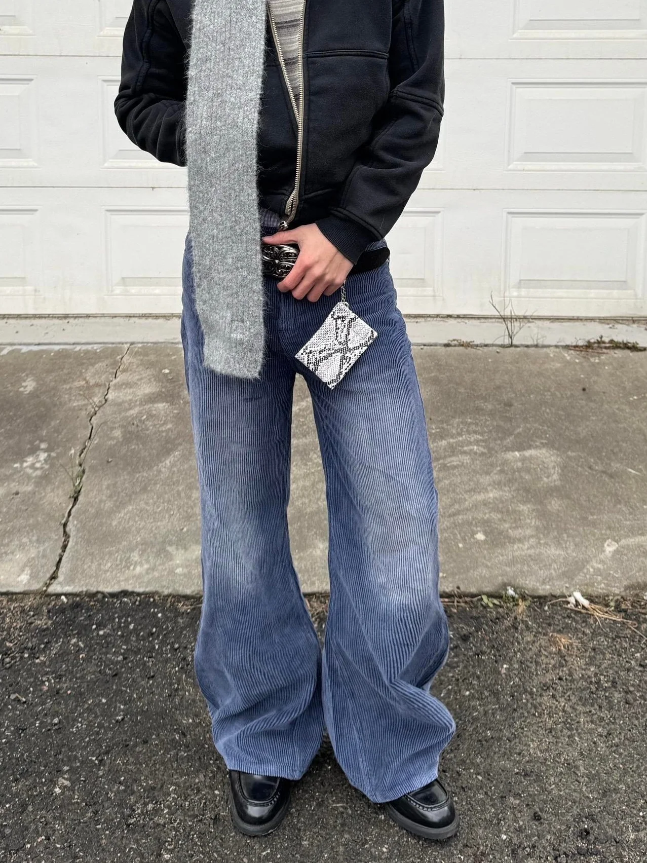 

Waed Vintage American INS Sle Basic Men's Corduroy Jeans Straight Loose Wide Leg Long Pants Youthful ular Cleanfit