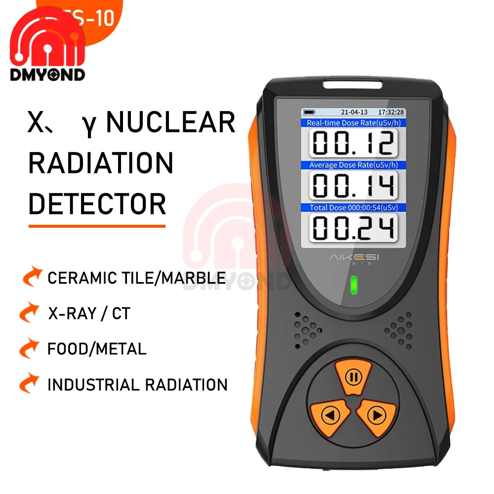 

HFS-10 X-ray Geiger Counter Nuclear Radiation Detector Dosimeter Radiation Detector Personal Electromagnetic Radiation Detector