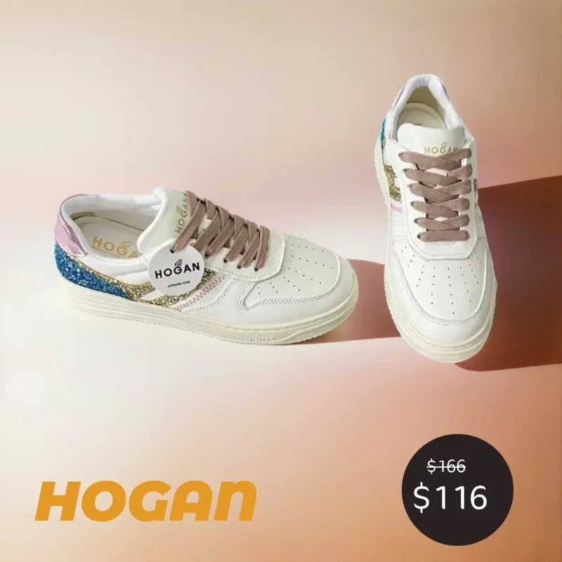 HOGAN 2023รองเท้าผ้าใบลำลองแฟชั่นใหม่สำหรับผู้หญิง, รองเท้ารองเท้าบุรุษรองเท้าบุรุษระดับไฮเอนด์สีขาว