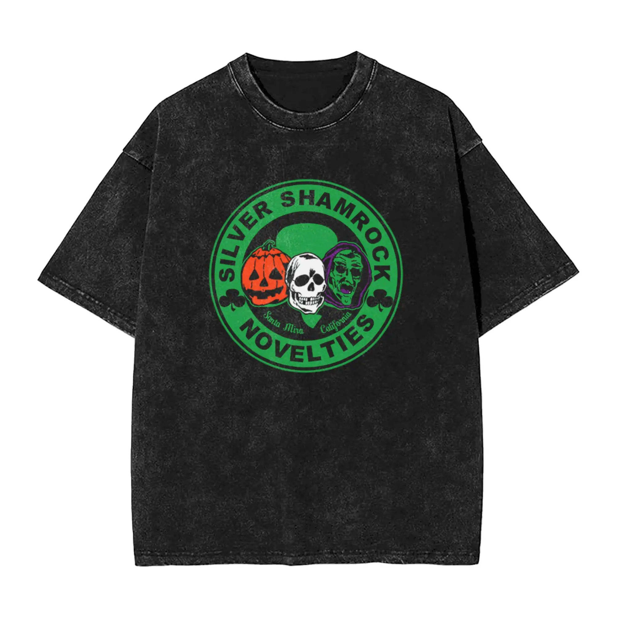 Silver shamrock  Classic Comfort A T-Shirt Oversized Short Sleeve Men's Women's Cotton Tees Tops