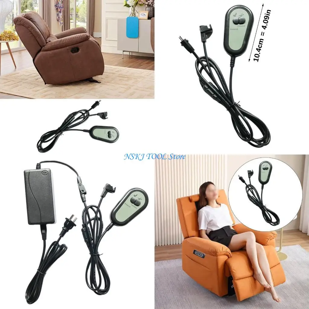 L8RC Recliner Switches 12 32V ABS Indoor Furniture Control Easy Installation for Homes