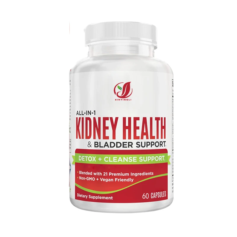 

Поддержка почек и мочевого пузыря, комплексная формула для очищения и балансировки почек, способствует здоровью мочевыводящих путей, 60 капсул.