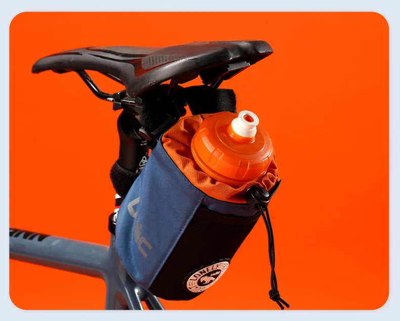 ULAC Fahrrad-Lenkertasche, 1/1,1 l, MTB, Rennrad, Roller, C-HOLD, wasserdichte Vorbautasche, Radfahren, Wasserflaschentasche mit abnehmbarem Streifen – Detail 14