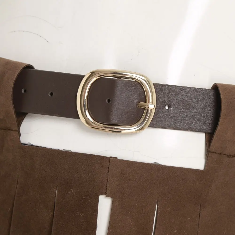 Mittelalterlicher Rüstungsrock aus Kunstleder mit Verstellbarer Taille, Lustiger Gladiator-Kampfrock, Historisches Fantasy-Cosplay-Accessoire für Ritter – Detail 4