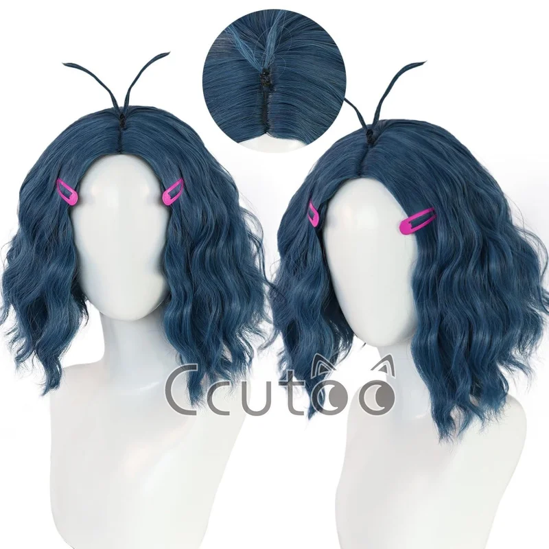 Inside Out Cosplay Disgust Joy Sadness Envy Anxiety Ennui Wig Heat Resistant Synthetic Hair Halloween Costume Party
