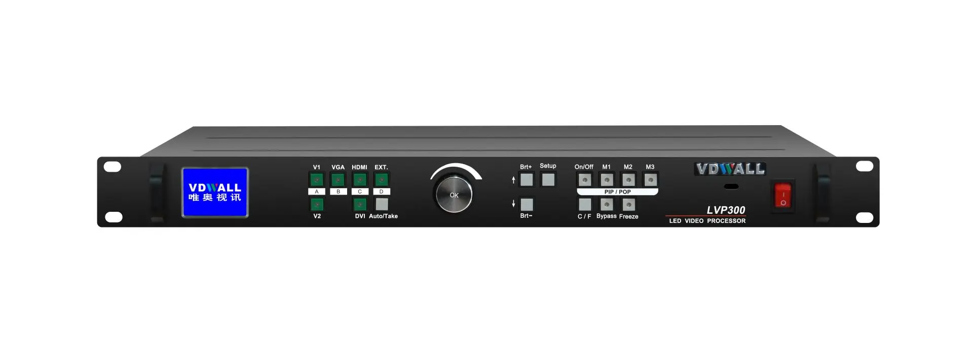 Vdwall lvp300 led processador de vídeo hd scaler media processador conversor