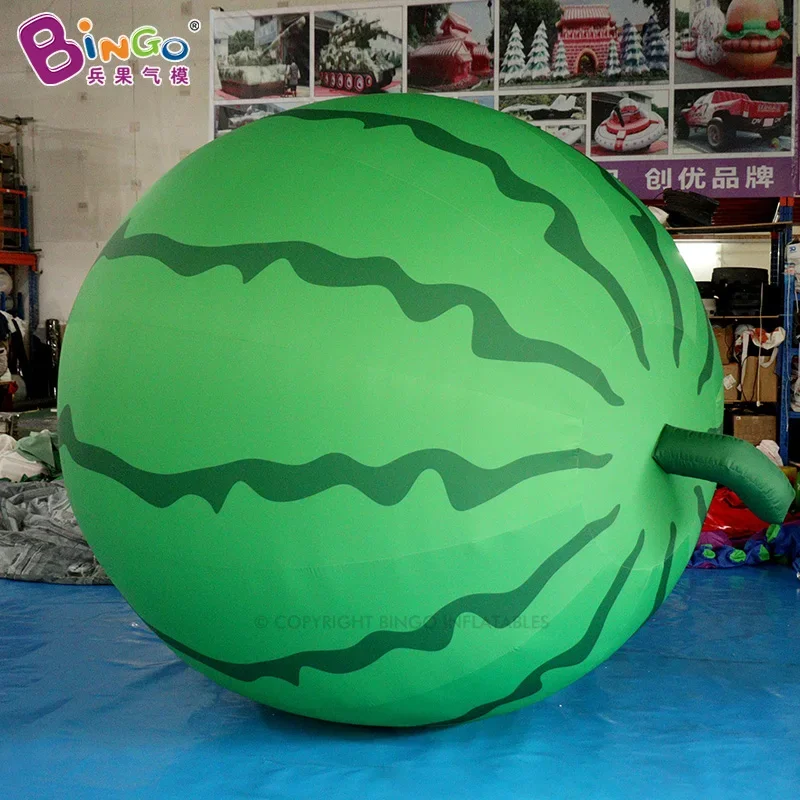 Outdoor Advertising Inflatable Watermelon Balloon Giant Inflatable Watermelon For Decoration