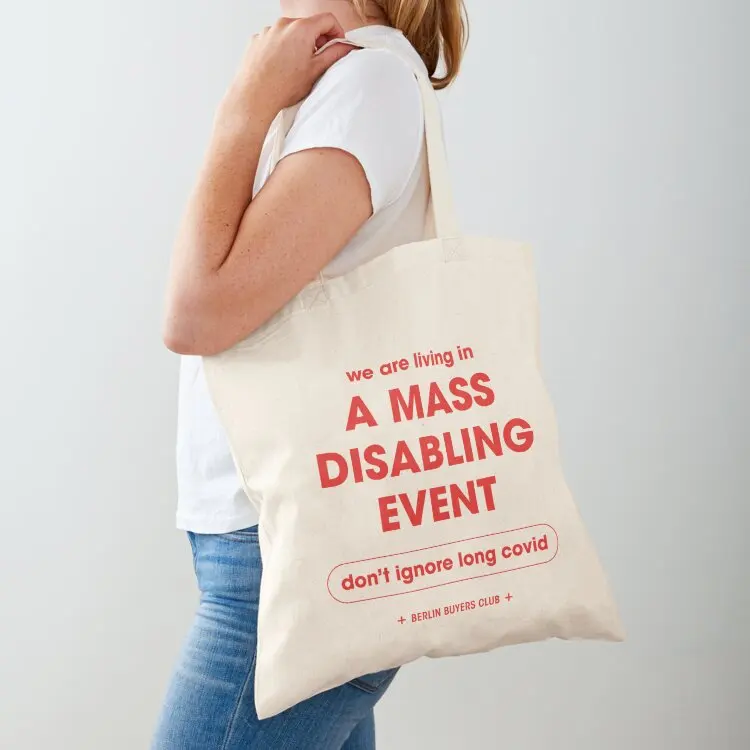 Estamos viviendo un evento masivo de discapacidad/No despreciesca el COVID de larga duración. Bolsa de mano para mujer, bolsa de compras, bolsa universitaria, bolsas de gran tamaño.