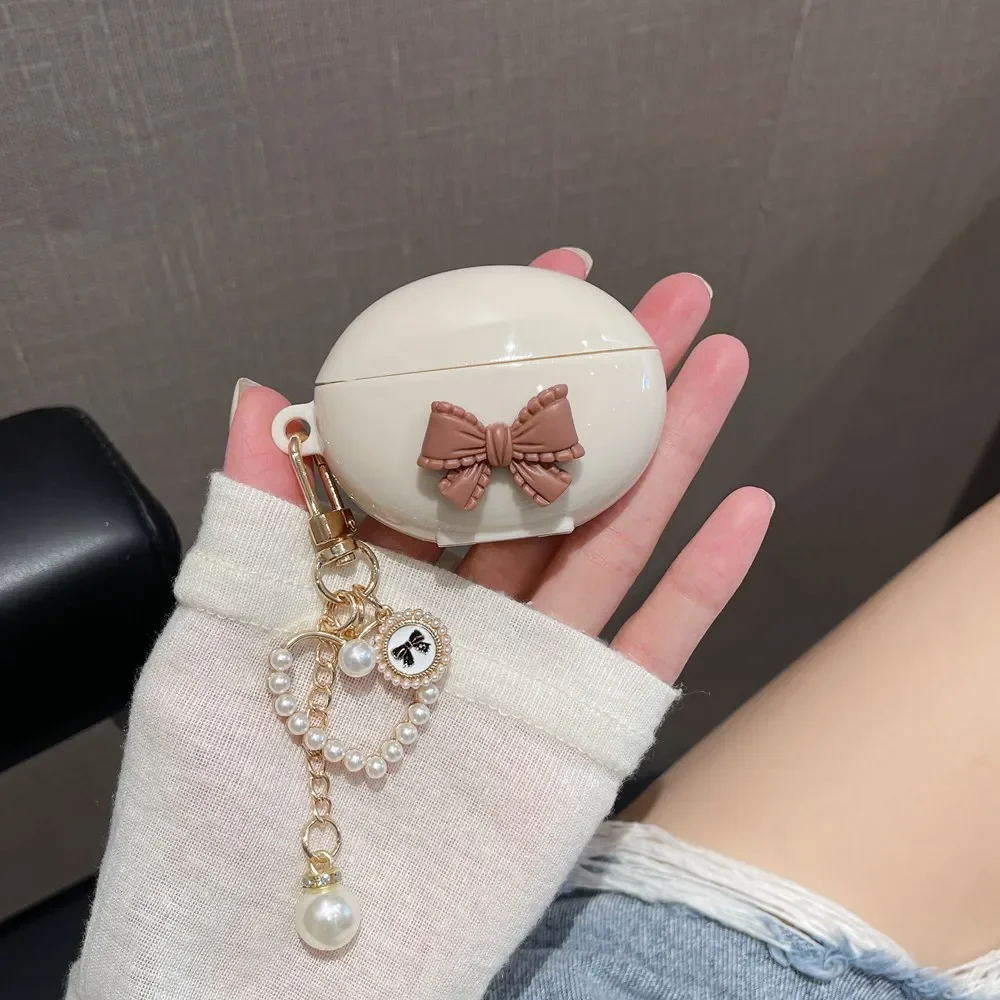 สำหรับ Huawei freebuds 5I เคสน่ารักรัก keychian ซิลิโคนหูฟังสำหรับ Huawei ฝาครอบ Freebuds5i fundas funda