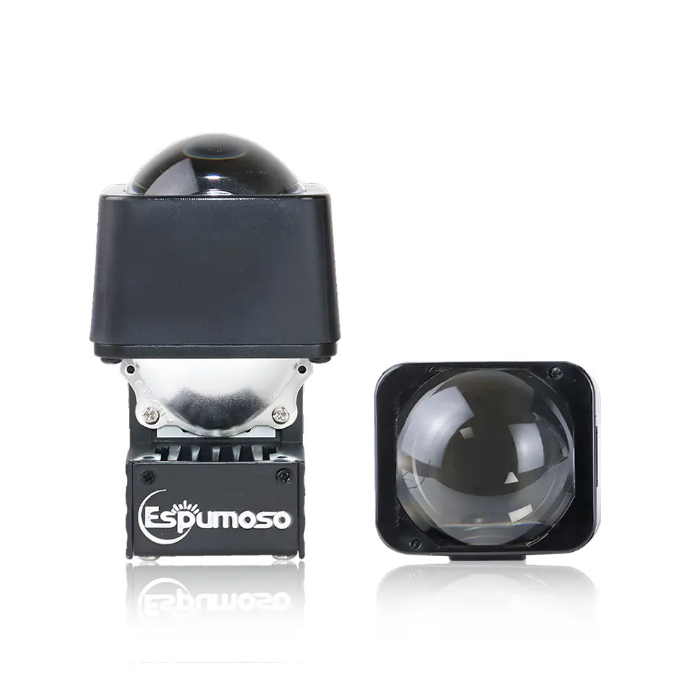 

New Model K119 Hi Lo Beam 40W 1.5in Mini Bi Led Projector Led Headlight Laser Spot Beam for Motorcycles Spotlight