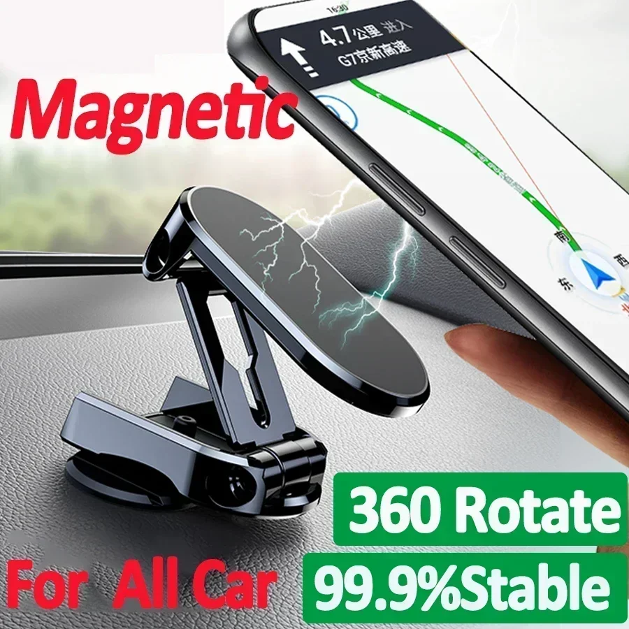 Magnetischer Autotelefonhalter im Auto für iPhone 15 14 13 12 XR Pro Huawei Magnethalterung Handy-Mobilwand Nachttisch Unterstützung GPS