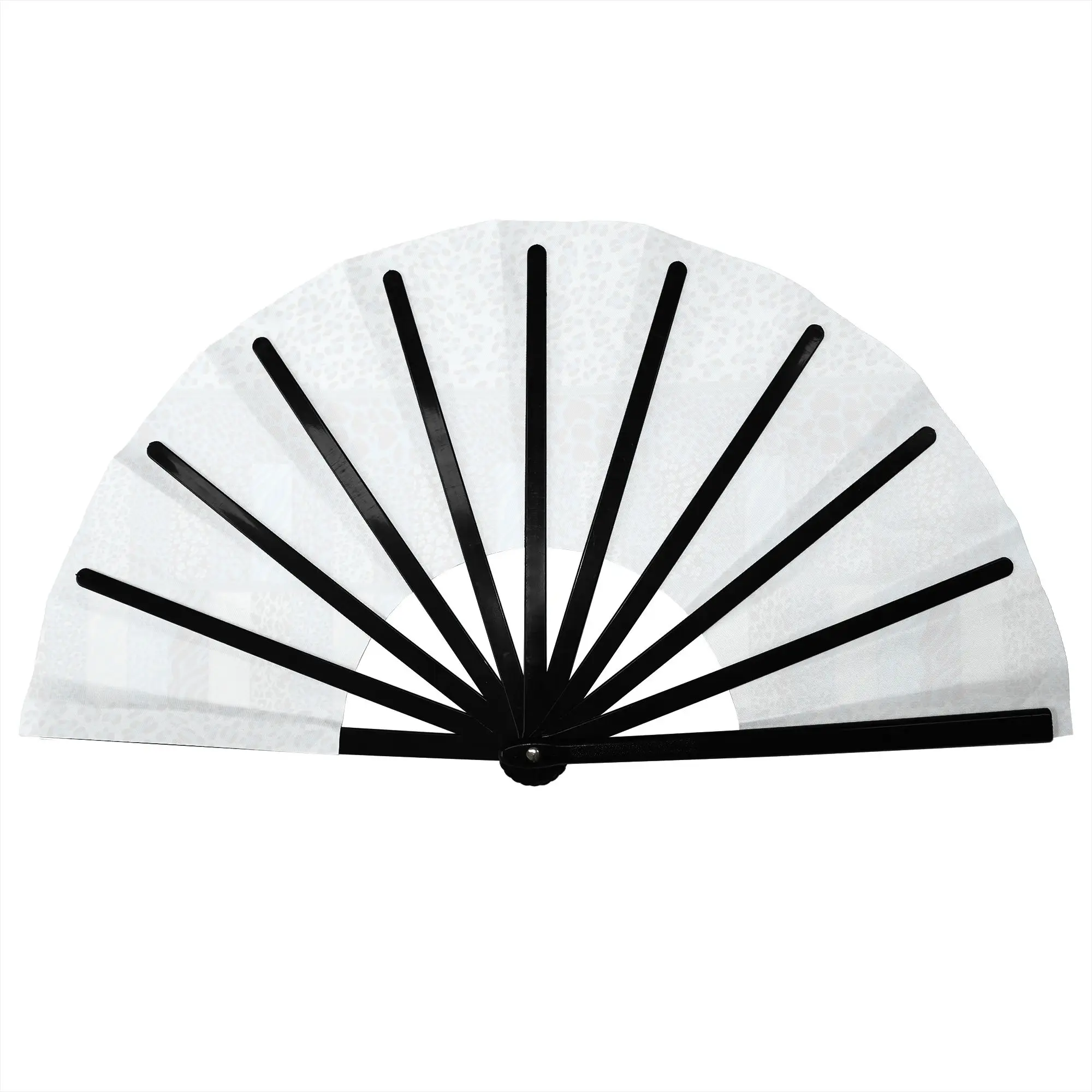 Leopard Print Colorful Traditional Folding Fan Chinese Style  High-Quality Polyester Fans Gift Elegant Decorative Hand Fan